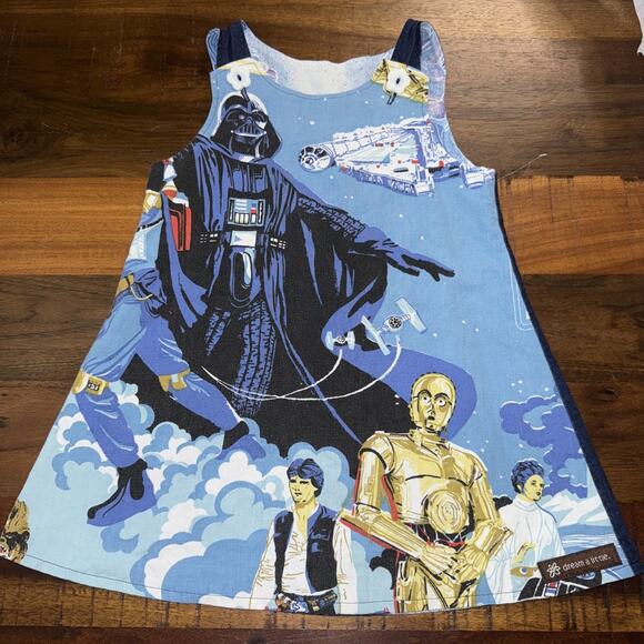 Boutique/Handmade Toddler 4T Star Wars Girls Dress - Picture 1 of 4